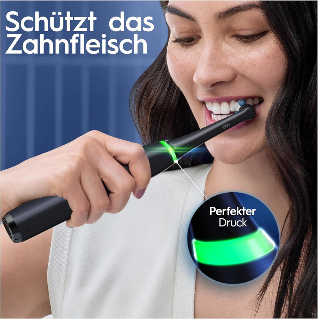 Oral-B iO Series 8 Plus Edition Elektrische Zahnbürste/Electric Toothbrush, Doppelpack PLUS 3 Aufste