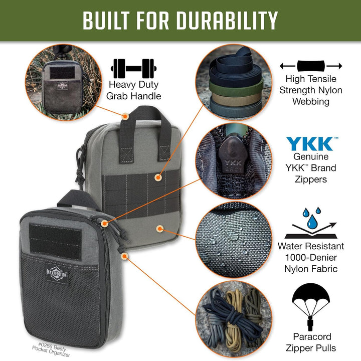 Maxpedition Beefy Pocket Organizer Tasche Einheitsgrösse Wolf-Grau, Einheitsgrösse Wolf-Grau