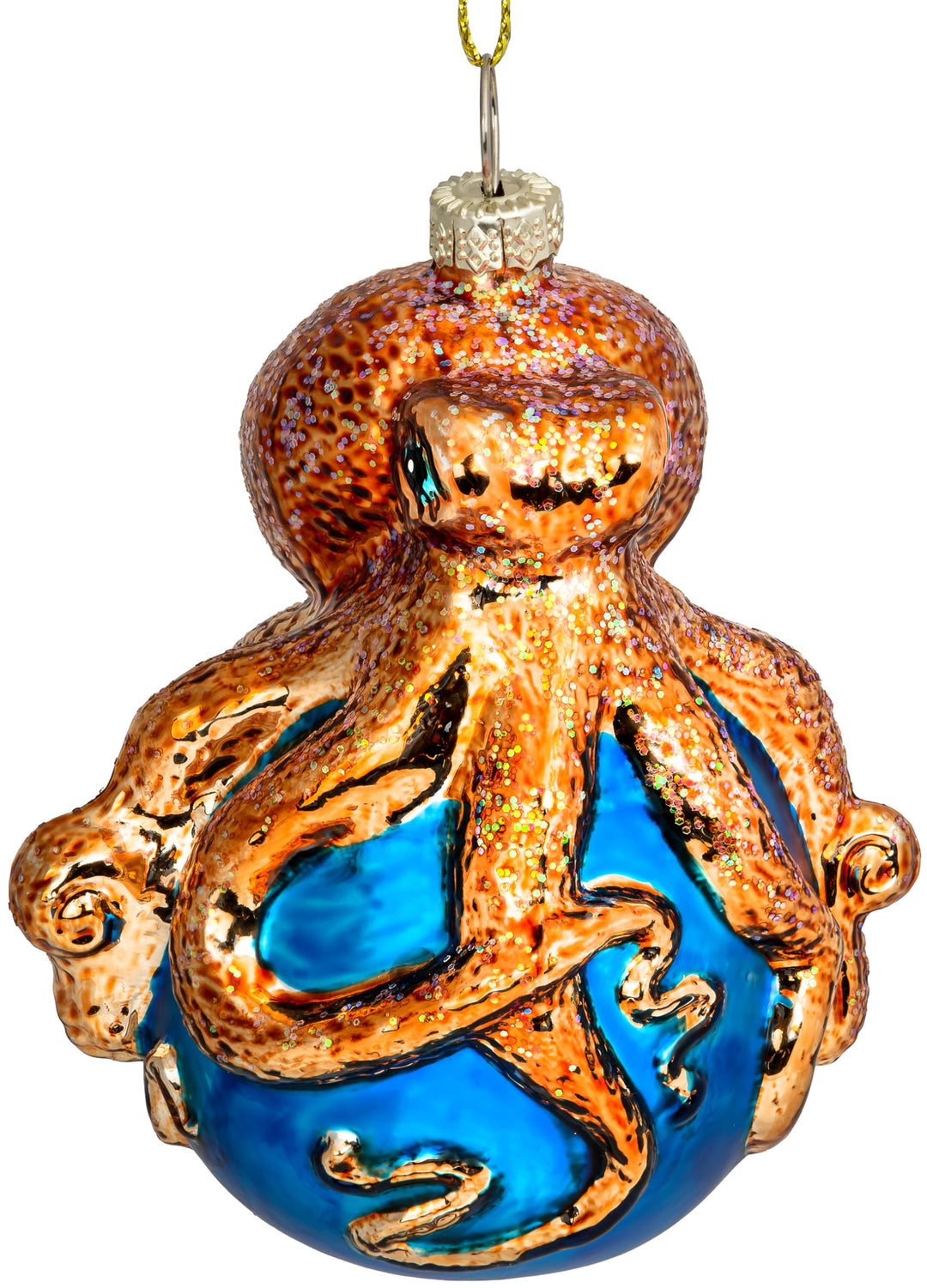 SIKORA Oktopus besondere Weihnachtskugel Glas Christbaumschmuck Deko Figur Weihnachten Anhänger Orna