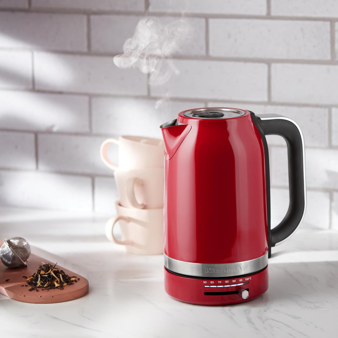 KitchenAid Wasserkocher mit Temperatureinstellung von 50 bis 100°C | Teekocher mit Temperaturanzeige