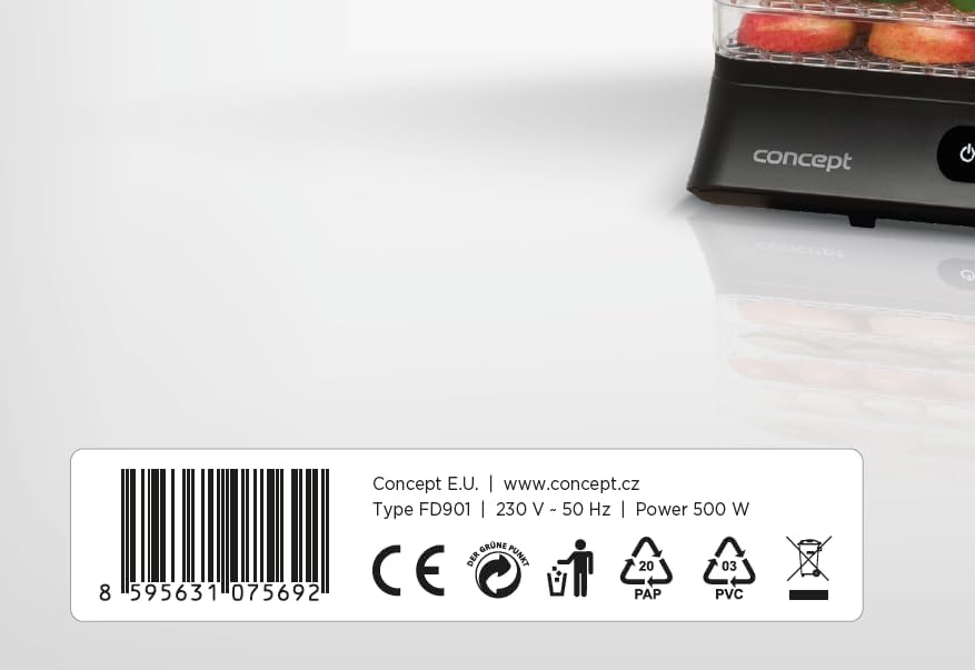 Concept SO2042 Dörrautomat digital 500 W