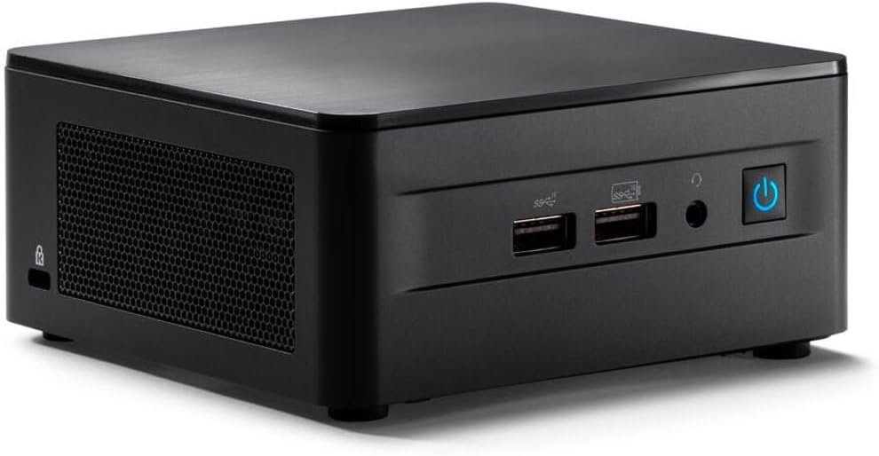 INTEL - NUC 12 Pro Kit NUC12WSHi7 UCFF Schwarz i7-1260P