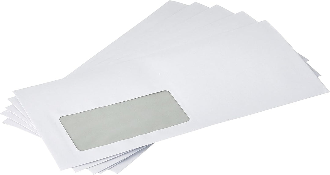 Blake Purely Everyday DL – 110 x 220 mm 75 g/m² selbstklebende Umschläge linkes Fenster (22774) – Bo