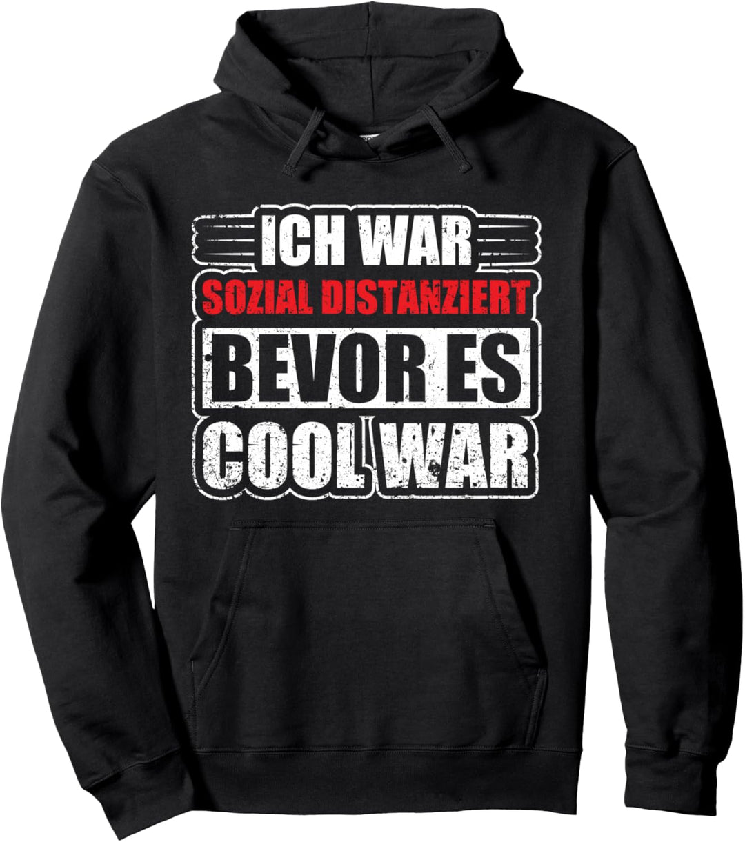 Abstand Halten - Soziale Distanzierung Pullover Hoodie