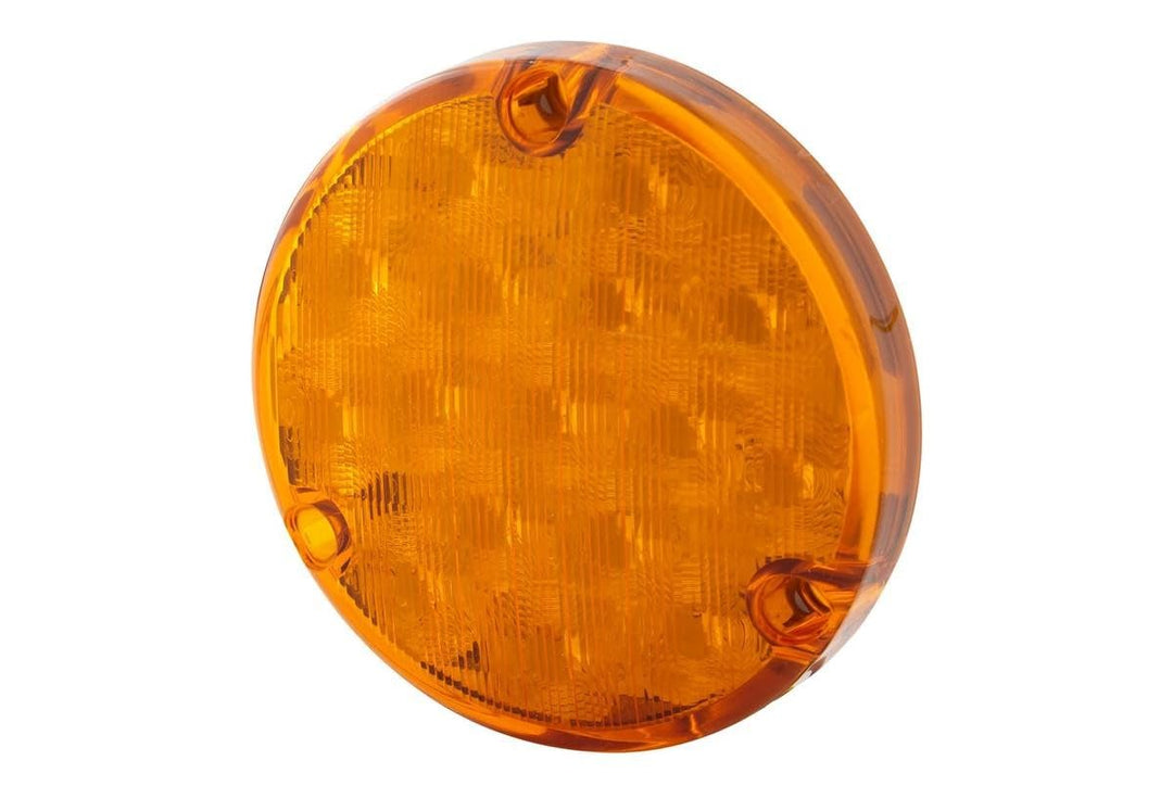 HELLA - Blinkleuchte - LED - 12/24V - Einbau/geschraubt - Lichtscheibenfarbe: gelb - Kabel: 200mm -