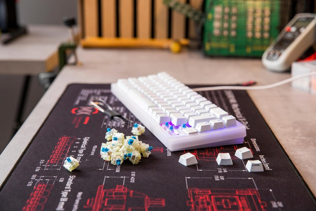 CHERRY MX RGB Blue Switch Kit, 23 Mechanische Tastatur-Schalter, für DIY, Hot Swap oder Gaming-Keybo