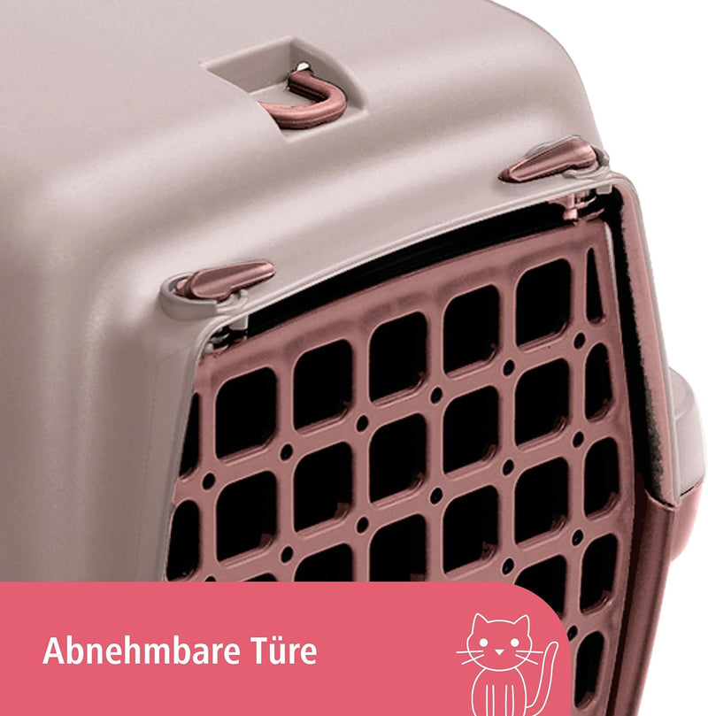 Stefanplast Gulliver 1 Transportbox 48x32x31cm pink/braun