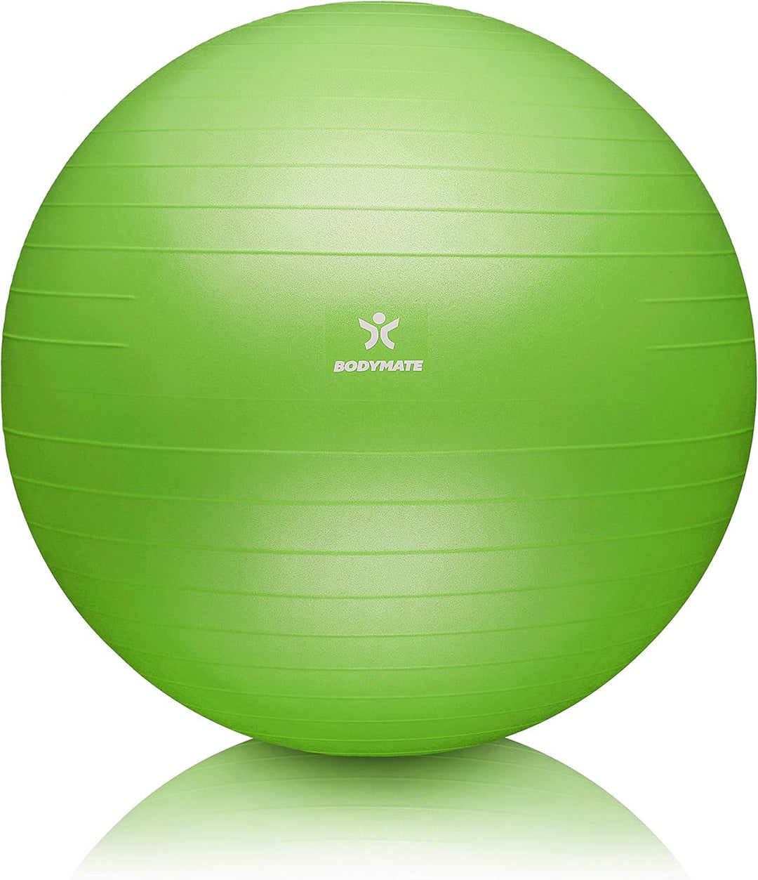 BODYMATE Gymnastikball Sitzball Trainingsball mit GRATIS E-Book inkl. Luft-Pumpe, Ball für Fitness,