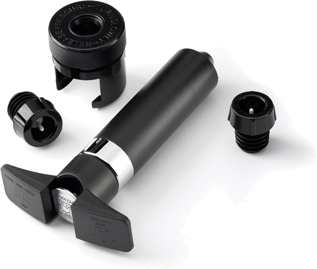 PEUGEOT - Epivac Duo - Vakuumpumpe + 2 Weinverschlüsse und 1 Champagnerverschluss - Zur Konservierun