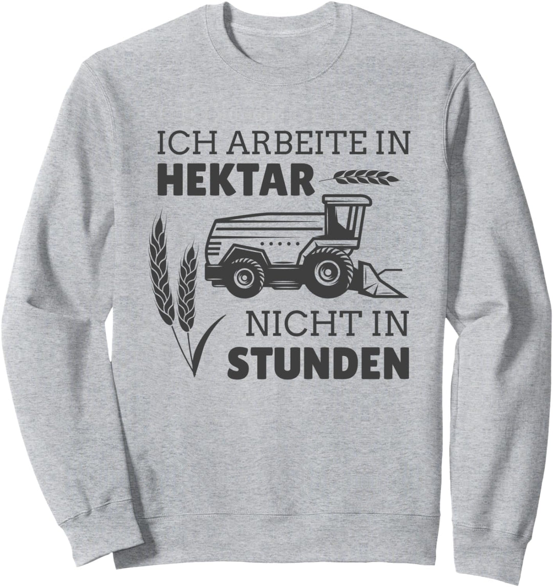 Landwirt Trecker Mähdrescher Lohner Lustiges Landwirtschaft Sweatshirt