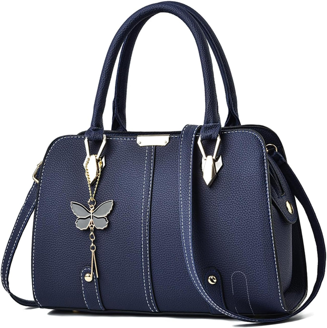 FANDARE Damen Handtasche Tote Beutel PU-Leder Umhängetaschen Schultertasche Wasserdicht Henkeltasche