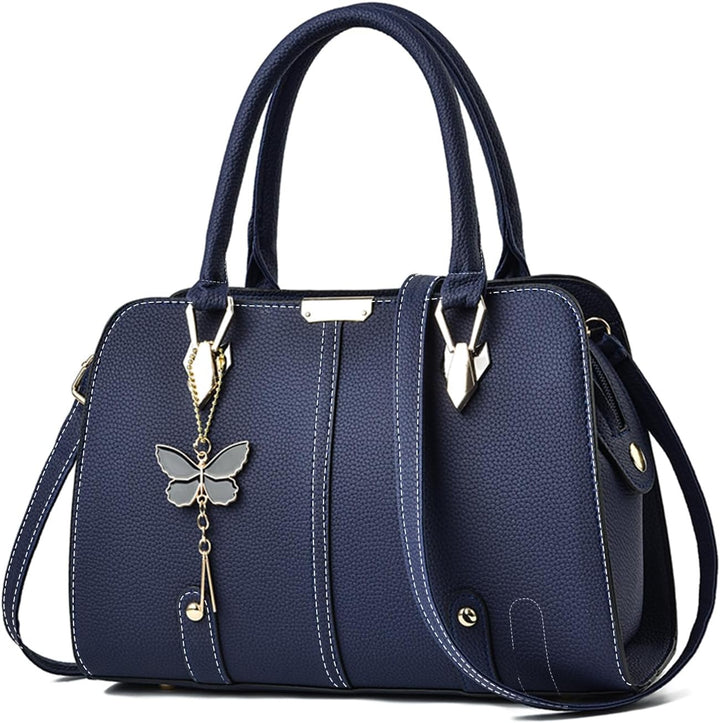 FANDARE Damen Handtasche Tote Beutel PU-Leder Umhängetaschen Schultertasche Wasserdicht Henkeltasche