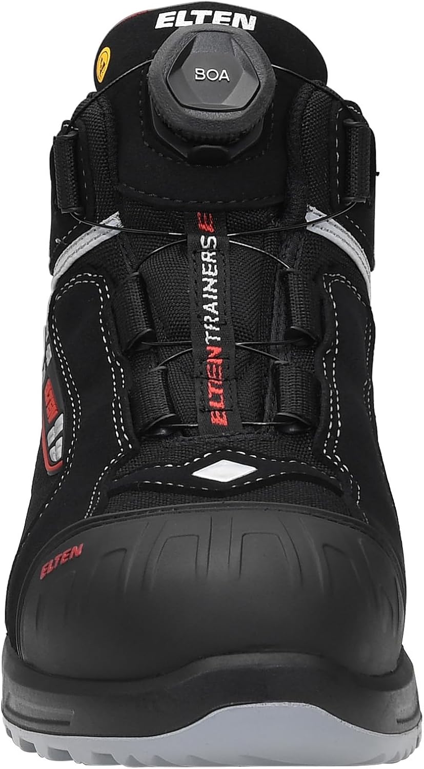ELTEN Sicherheitsschuhe Sander Xxt Pro Boa Esd S3 Unisex Sicherheitsstiefel 36 EU Schwarz, 36 EU Sch