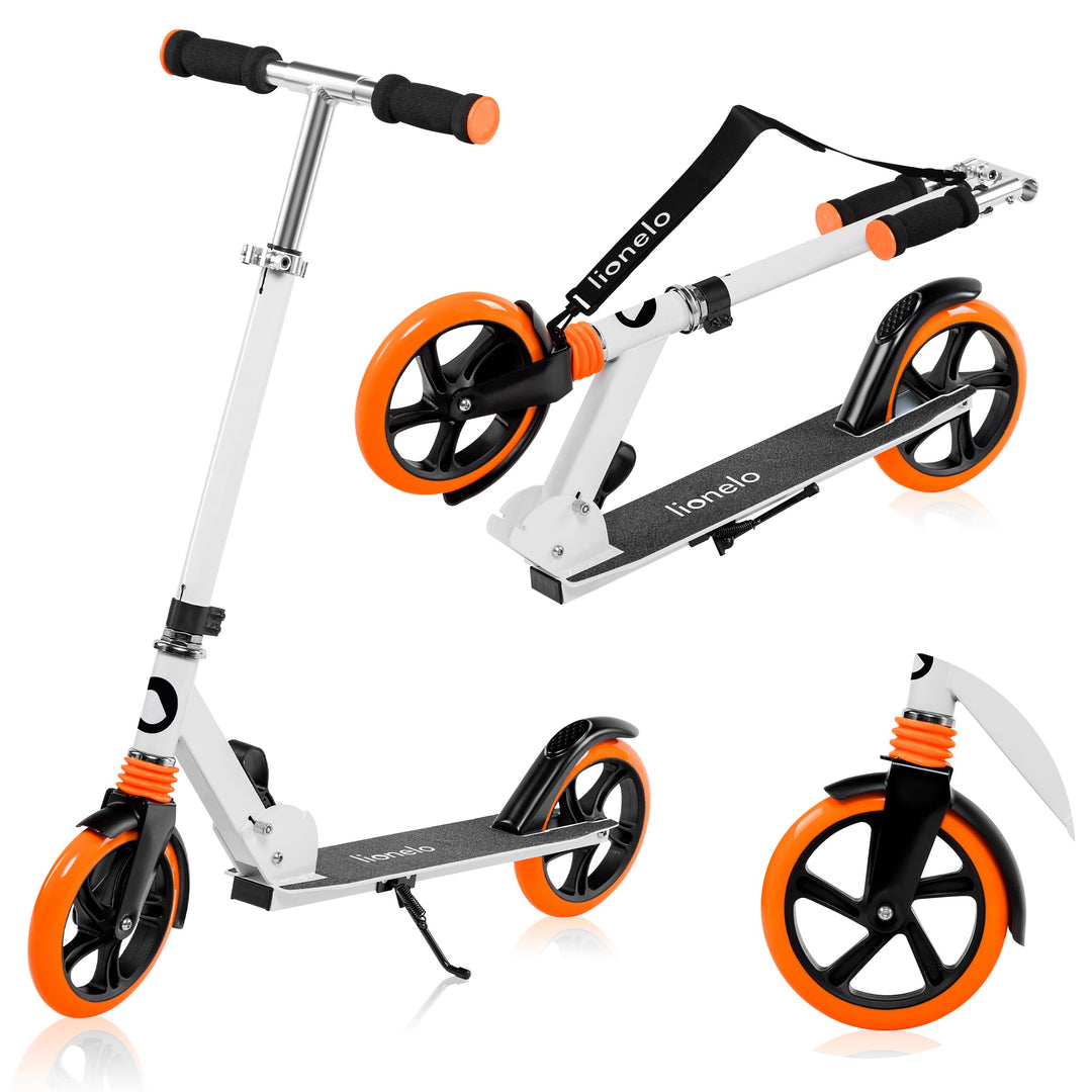 LIONELO Luca Klappbarer Roller für Kinder und Erwachsene bis 100kg Verstellbar und leicht nur 4kg Ro