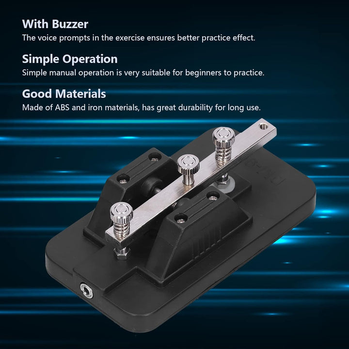 Morsetaste, Professionelle Morsetaste CW Telegraph Straight Key DIY Telegraph Tapper Manual CW Pract