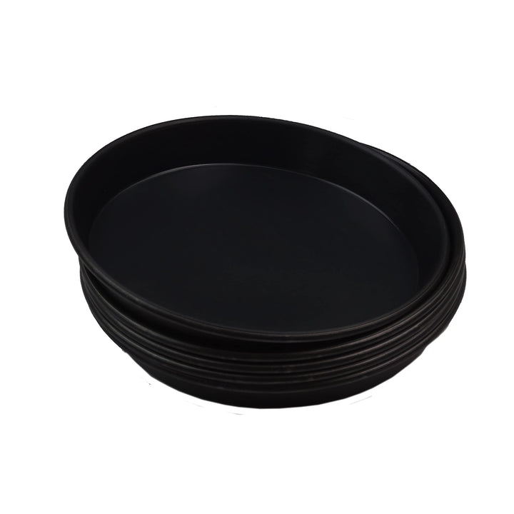 GVK ECO 5 Stück Pizzablech rund aus Blaublech Ø 18 cm schwere Profiqualität PB_Ø18cm/5 Stück, PB_Ø18