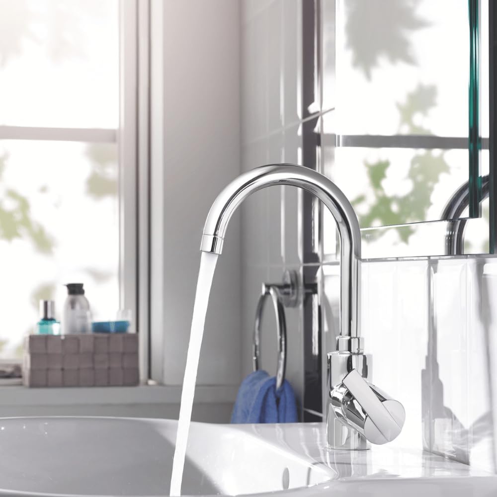 GROHE Feel - Einhand-Waschtischarmatur (1/2", L-Size, langlebige Oberfläche), chrom, 32723001 Sonsti