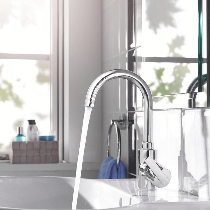 GROHE Feel - Einhand-Waschtischarmatur (1/2", L-Size, langlebige Oberfläche), chrom, 32723001 Sonsti