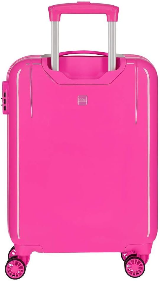 Disney Enjoy Minnie Kabinenkoffer Rosa 34x55x20 cms Hartschalen ABS Kombinationsschloss 34L 2,6Kgs 4