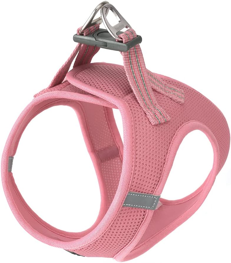 True Love Hundegeschirr Soft Air Mesh Verstellbare Reflektierende Haustier Weste für Kleine und Mitt