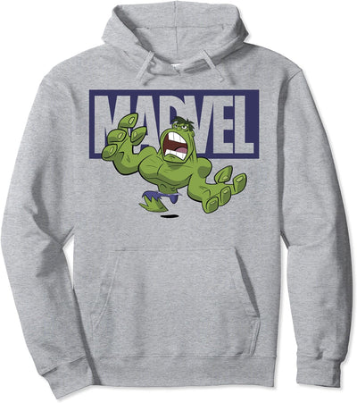 Marvel Avengers Hulk Logo Doodle Pullover Hoodie
