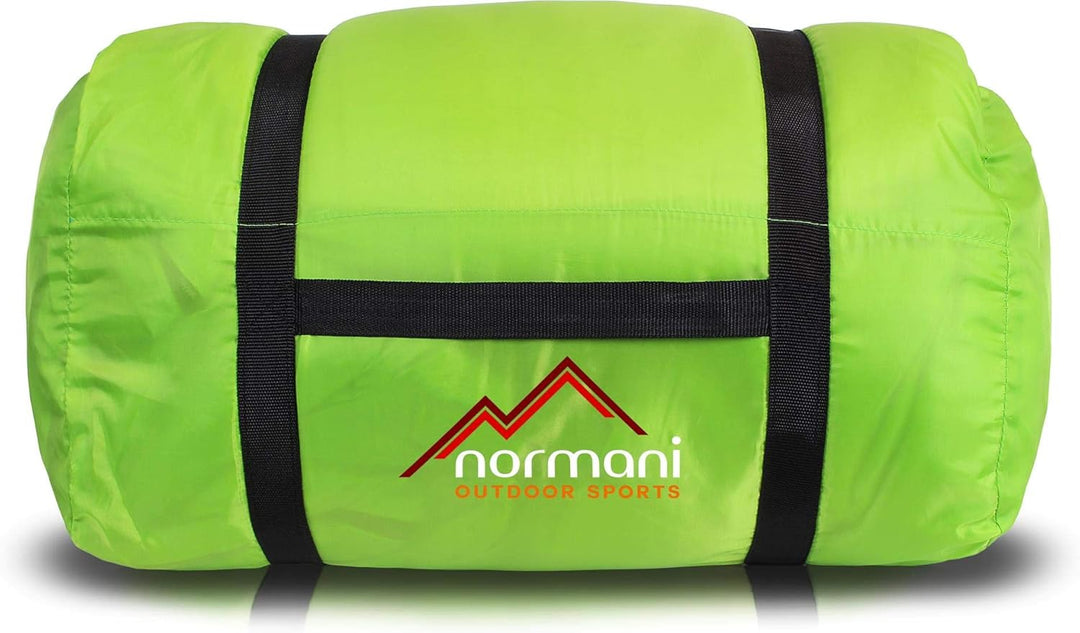normani Einzel Schlafsack Pilotenschlafsack mit integriertem Kopfkissen Pilot/Limette Einheitsgrösse