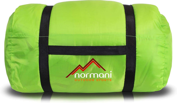 normani Einzel Schlafsack Pilotenschlafsack mit integriertem Kopfkissen Pilot/Limette Einheitsgrösse