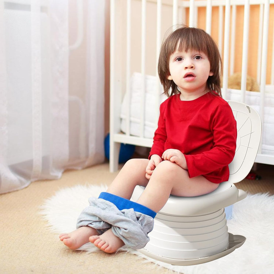 Faltbarer Toilettensitz Kinder,Töpfchen Falttoilette Kinder,Tragbares Reise-Klapptöpfchen,Toilettens