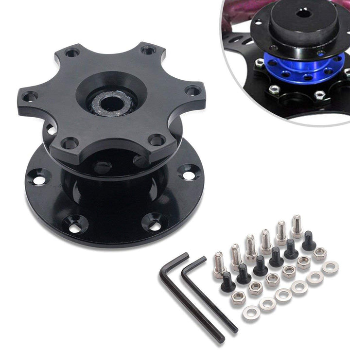 Riloer Auto-Lenkrad-Schnellspannnabe Adapt Universal Snap Off Lenkrad Boss Nabe Rennen/Rallye/Motors