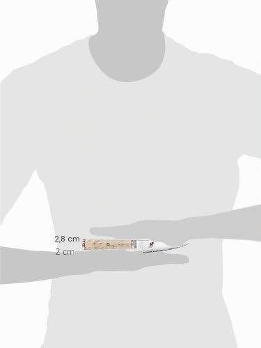 Miyabi 234372-091-0 Shotoh Zubereitungsmesser, Stahl, 9 cm, silber / birke, 31,5 x 8,5 x 3,5 cm Shot