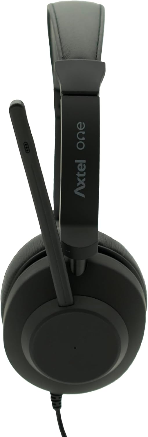 One UC Stereo Wired Headset - USB-A & USB-C - ENC Noise Cancelling Mic - Inline Controls - 40mm Spea