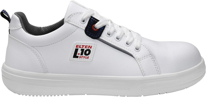 ELTEN Sicherheitsschuhe GHOST Low ESD S3, Herren, Textil, Stahlkappe, leicht, sportlich, Weiss, Grös