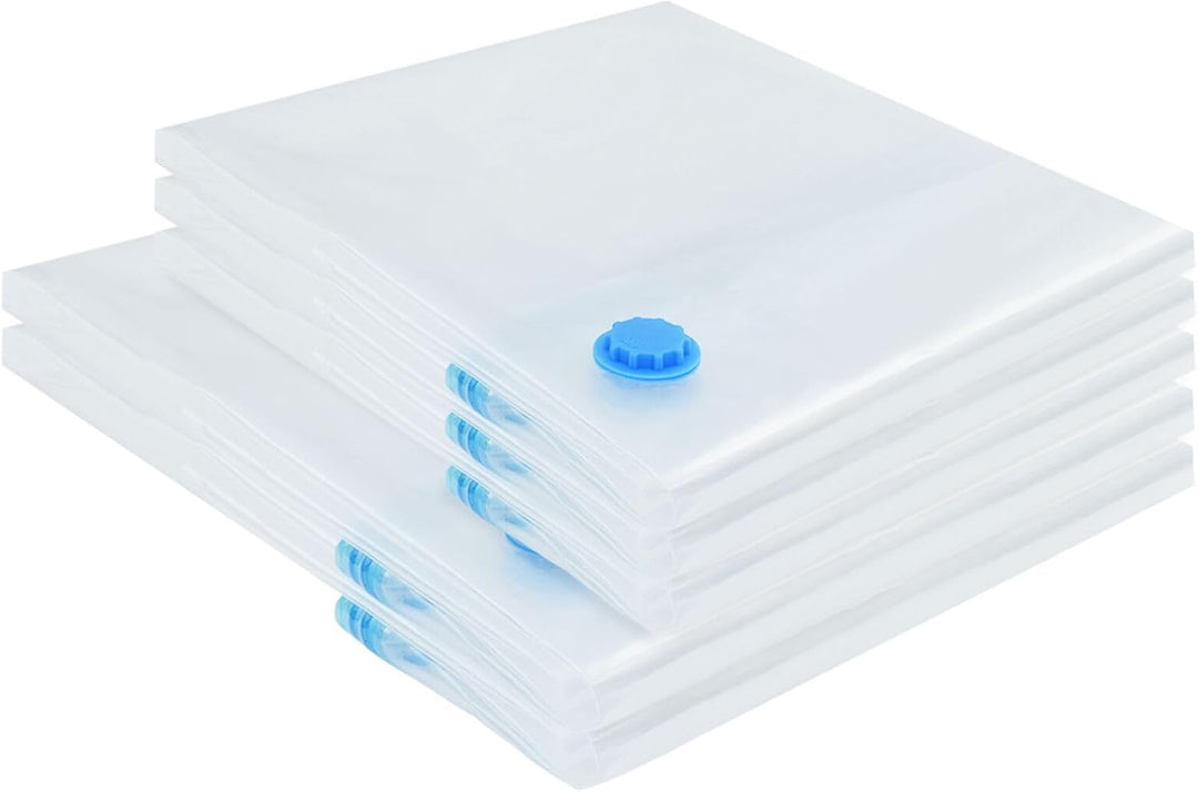 vidaXL Aufbewahrungstaschen 5 pcs Transparent und Blau 130 x 100 cm, Wohnzimmer, moderne Möbel, rech