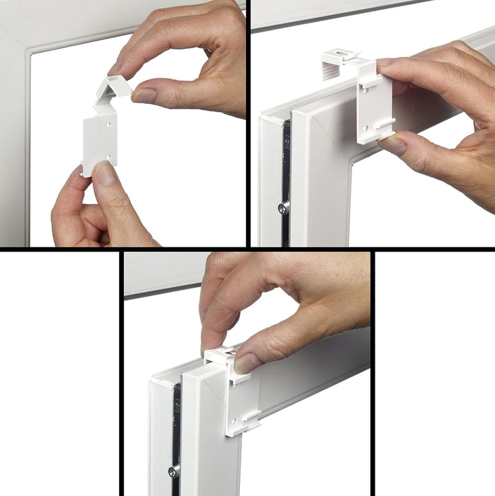 Gardinia Rollo zum Klemmen oder Kleben, Tageslicht-Rollo, Blickdicht, Alle Montage-Teile inklusive,