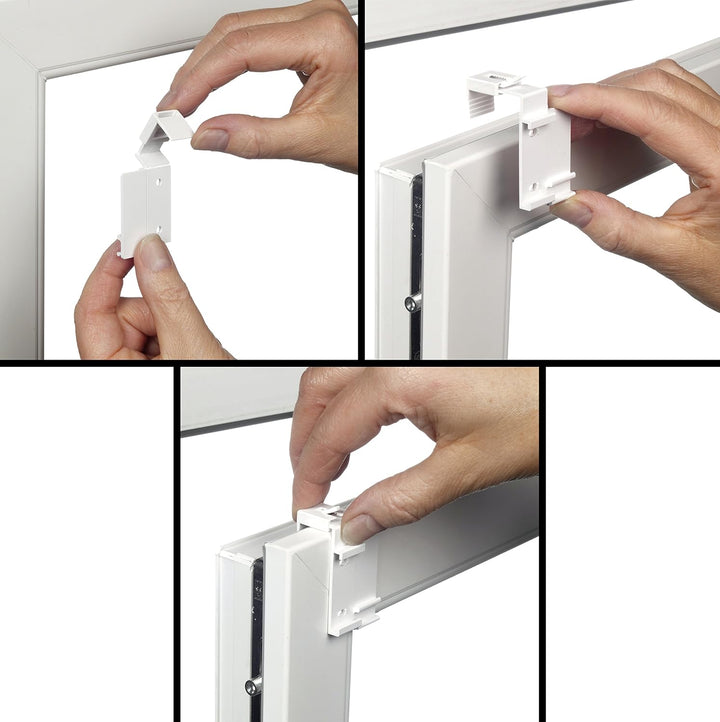 GARDINIA Doppelrollo zum Klemmen oder Kleben, Duo-Rollo ohne Bohren, Seitenzugrollo, Transparente un