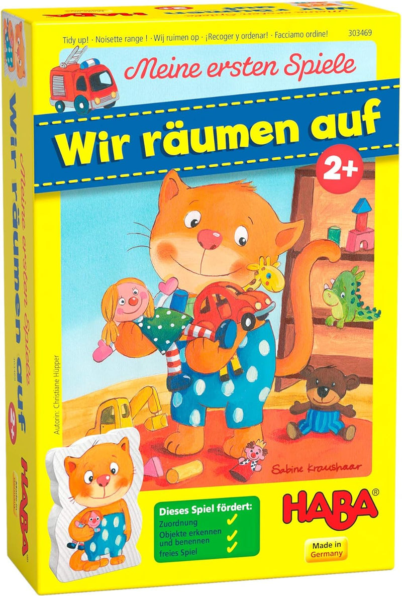 Haba 4655 - Meine ersten Spiele Erster Obstgarten, unterhaltsames Brettspiel rund um Farben und Form