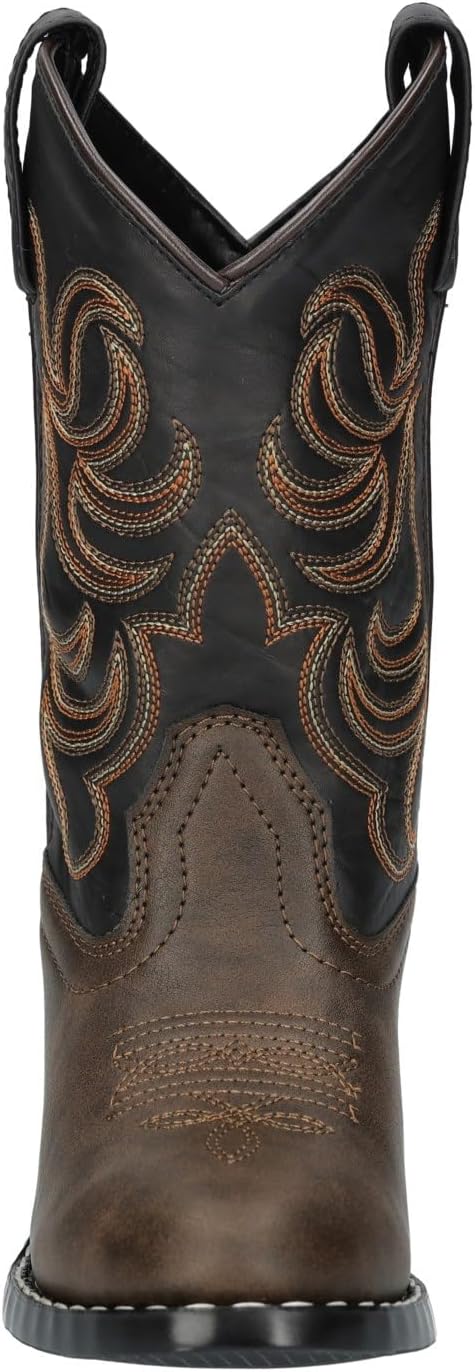 Smoky Mountain Austin Cowboy Baby Mädchen Lederstiefel 22 EU Braun Schwarz, 22 EU Braun Schwarz