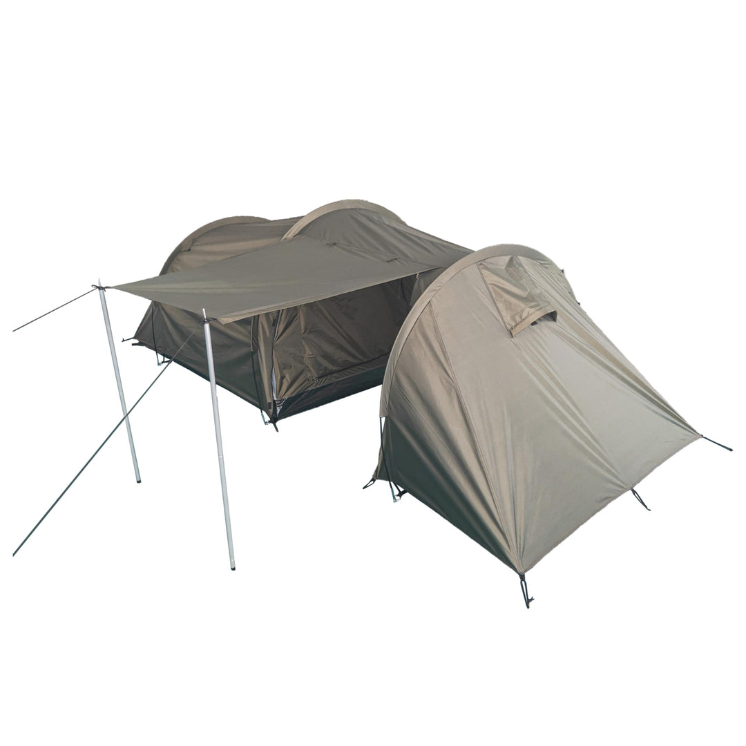 Mil-Tec 3 Personen Zelt mit Stauraum Woodland, Woodland