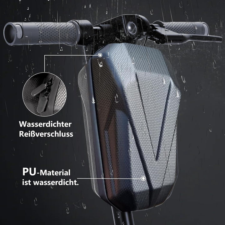 4L E Scooter Tasche，E Roller Lenkertasche 4L Grosse Kapazität wasserdichte mit Eva Hard Sell Inneres