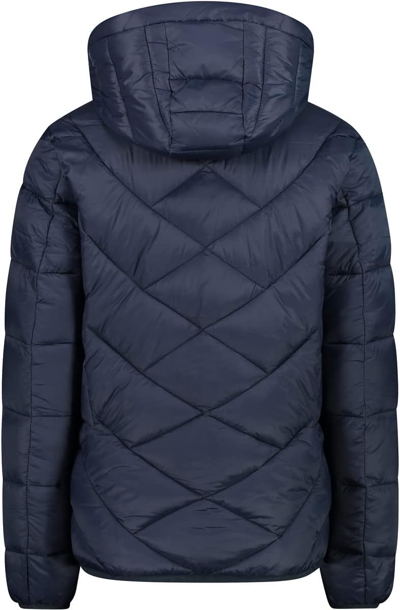 CMP Damen Hoodie Snaps Jacke Isolationsjacke 36 N950 BLACK BLUE, 36 N950 BLACK BLUE
