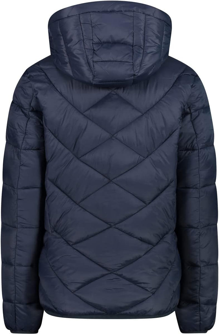 CMP Damen Hoodie Snaps Jacke Isolationsjacke 36 N950 BLACK BLUE, 36 N950 BLACK BLUE