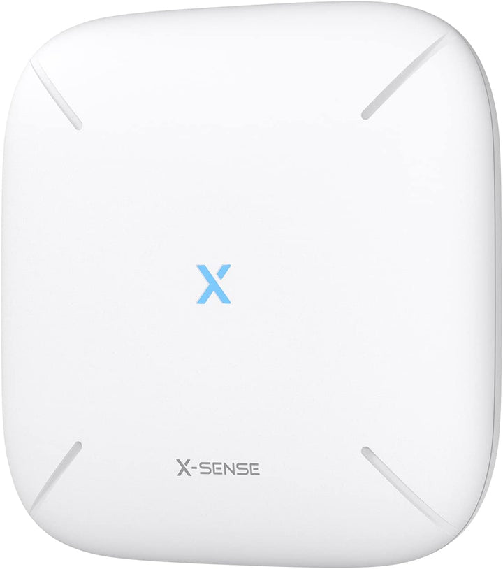 X-Sense Smart Home-Basisstation – Kompaktes Design, erfordert 2,4-GHz-WLAN, mit 2-in-1-Taste für Stu