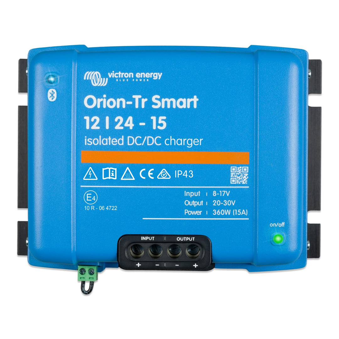Victron Energy Orion-Tr Smart DC-DC Ladebooster (Bluetooth) - 12/24V, 15 Amp, 360-Watt - Batterie La
