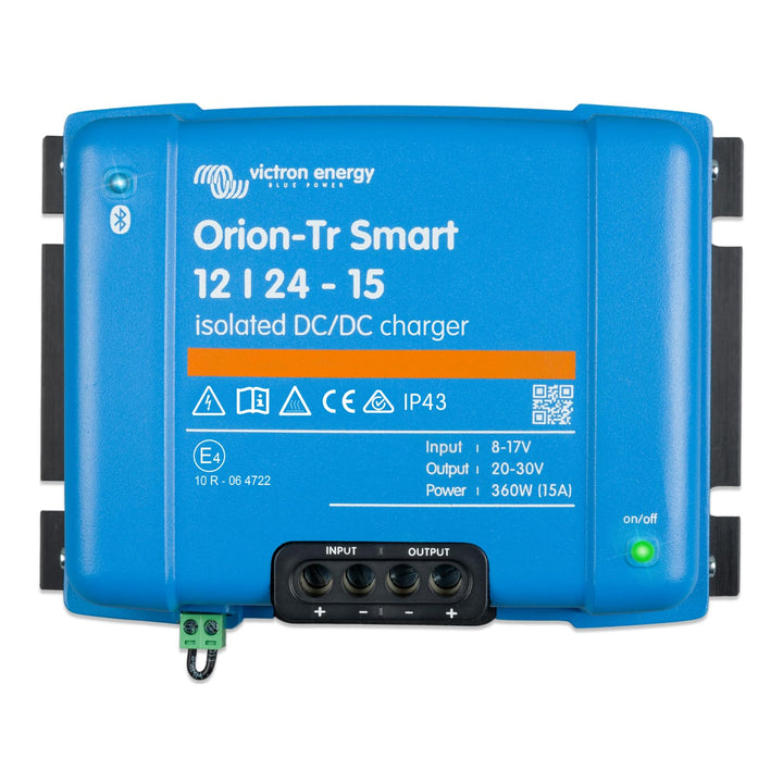 Victron Energy Orion-Tr Smart DC-DC Ladebooster (Bluetooth) - 12/24V, 15 Amp, 360-Watt - Batterie La