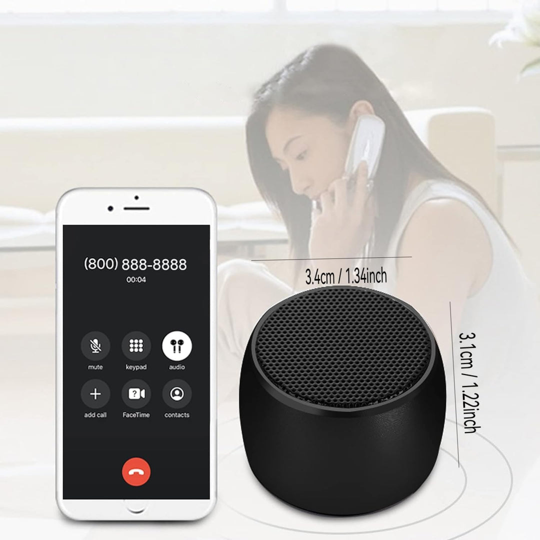 Eageroo Bluetooth super Mini Lautsprecher tragbar Speaker,Stereo Klang mit tiefem Bass Technologie,s