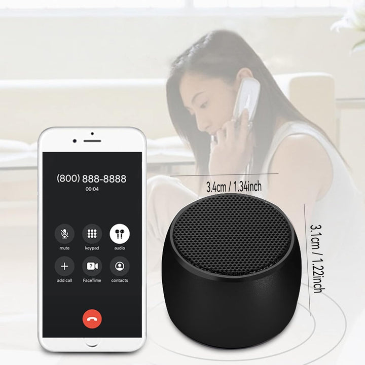 Eageroo Bluetooth super Mini Lautsprecher tragbar Speaker,Stereo Klang mit tiefem Bass Technologie,s