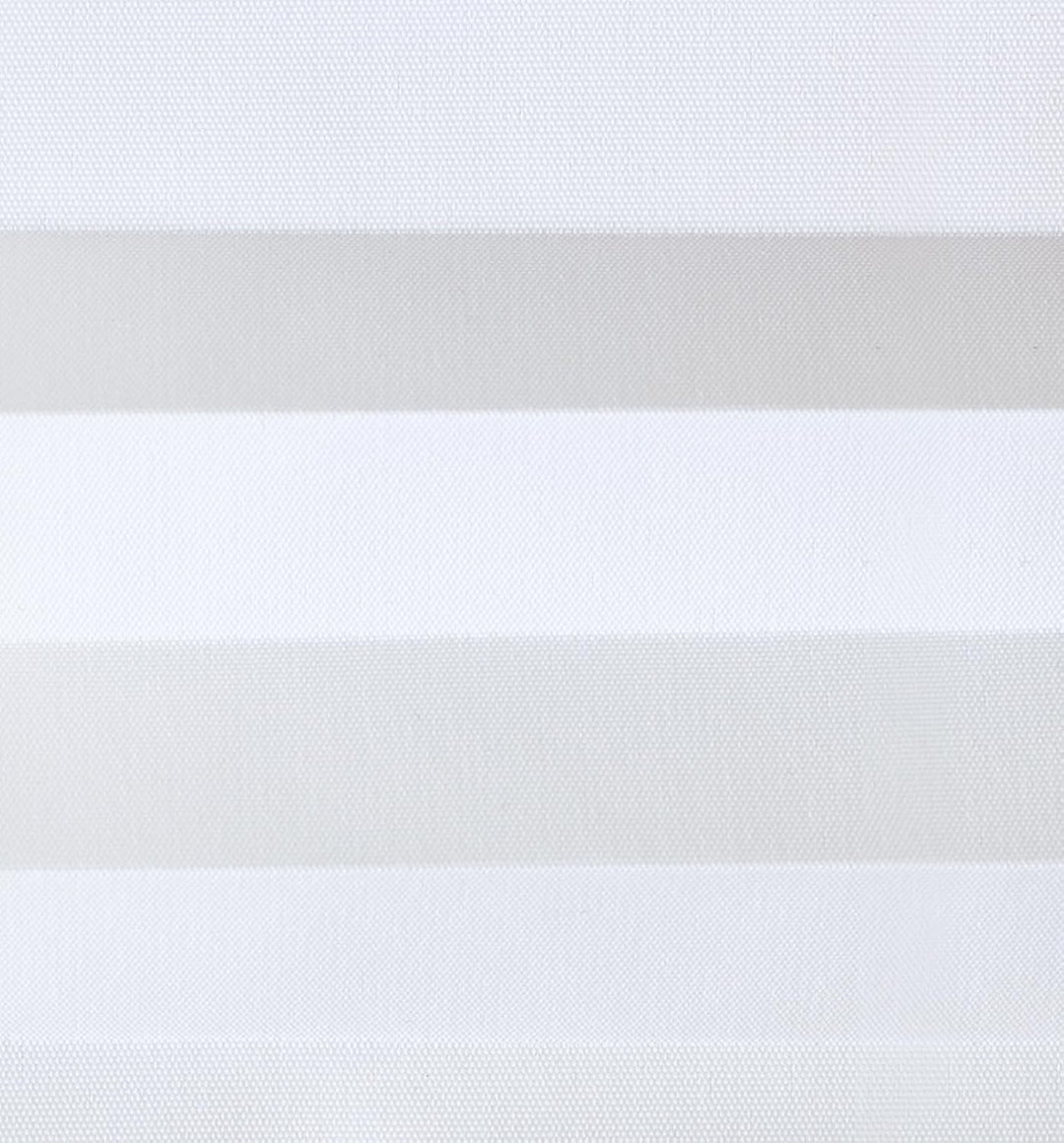 Domdeco Plissee 65x100cm Weiss mit weiss lackierten Alu-Profilen, KlemmFix-Halterung zur Montage ohn