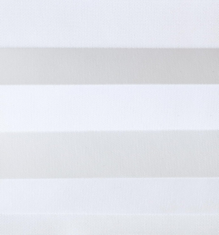Domdeco Plissee 65x100cm Weiss mit weiss lackierten Alu-Profilen, KlemmFix-Halterung zur Montage ohn
