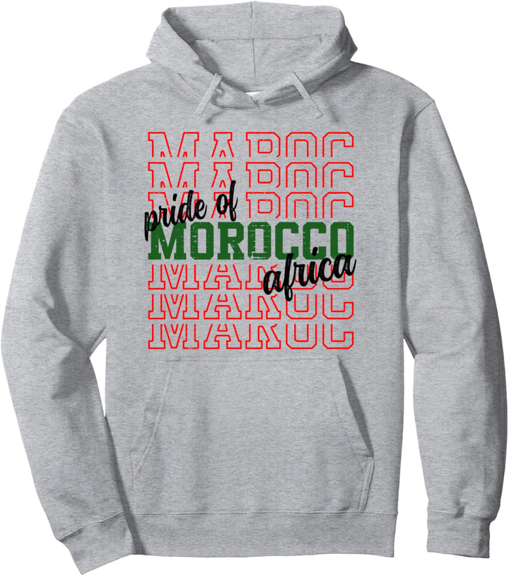 Morocco pride of africa Pullover Hoodie