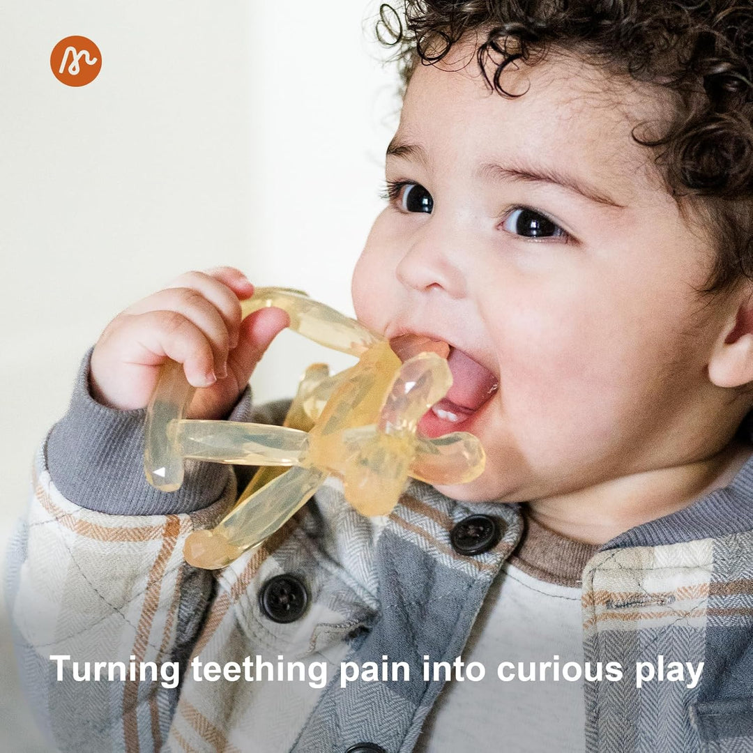 Teething Toys for für Babys von 3-6 Monaten – Crystal Jelly Teether, BPA-frei, Geruchlos, Beugt Erst